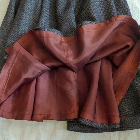 HOLD - Vintage Compagnie N.G. Women 36 Flared Wool Skirt - Picture 6 of 9